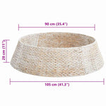 Juletræring Hvit 105 X 105 X 28 Cm Vannhyasint