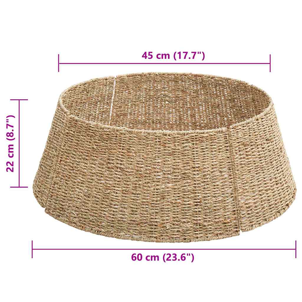 Juletræring Brun 60 X 60 X 22 Cm Sjøgress