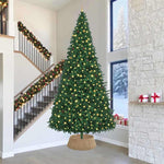 Juletræring Brun 90 X 90 X 28 Cm Sjøgress