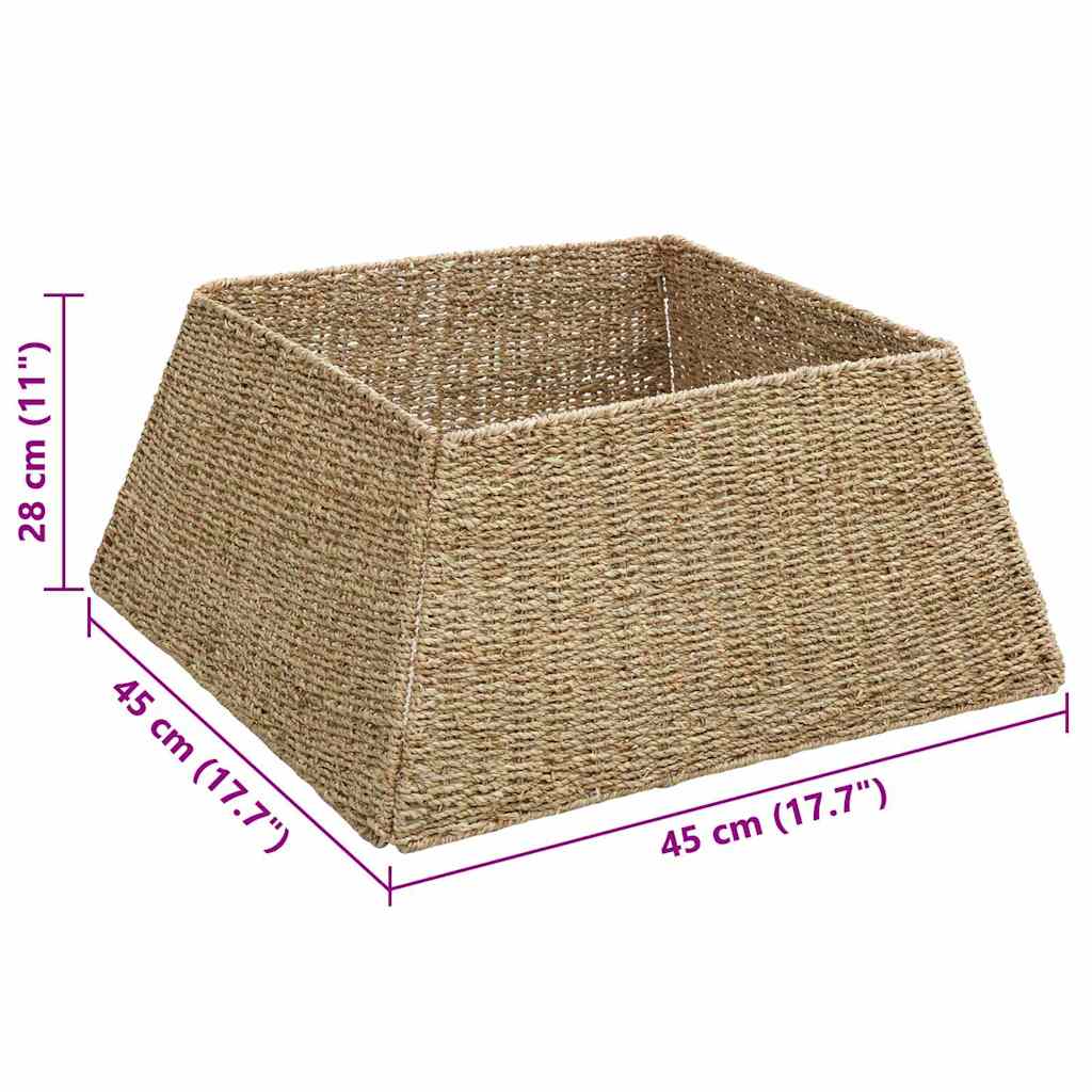 Juletræring Brun 60 X 60 X 28 Cm Sjøgress