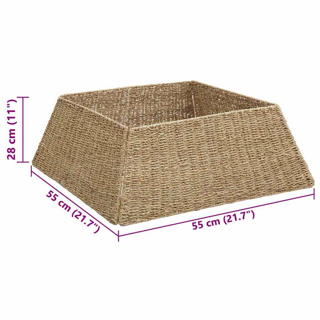 Juletræring Brun 70 X 70 X 28 Cm Sjøgress