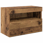 Tv Vegg Enheter Veggmontert 6 Pcs Gammelt Tre Konstruert Tre