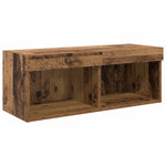 Tv Vegg Enheter Veggmontert 6 Pcs Gammelt Tre Konstruert Tre