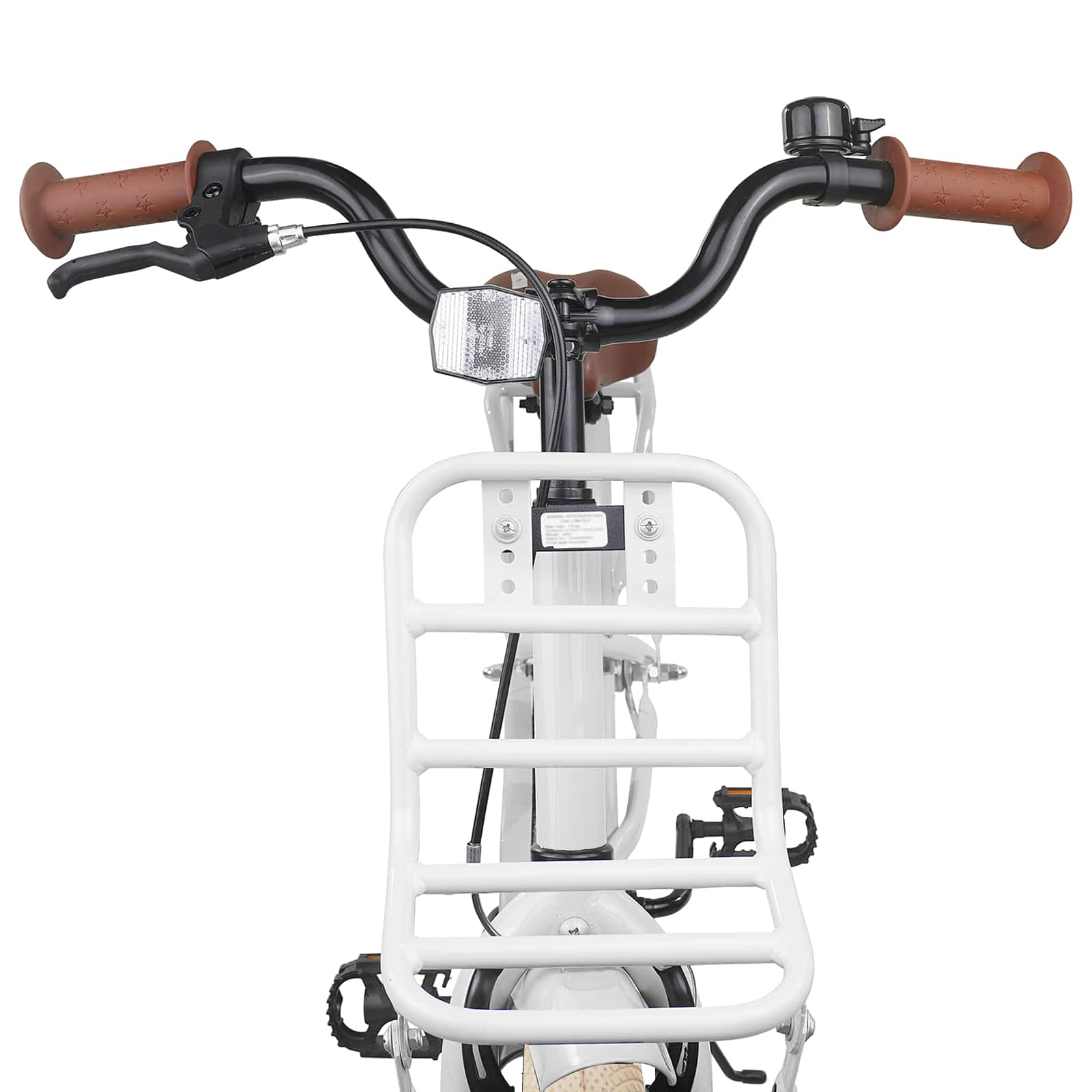 Barnesykkel 20 Tommer For 6-11 År Gammel Hvit