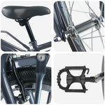 Barnesykkel 18 Tommer For 5-7 År Gammel Mørkegrå