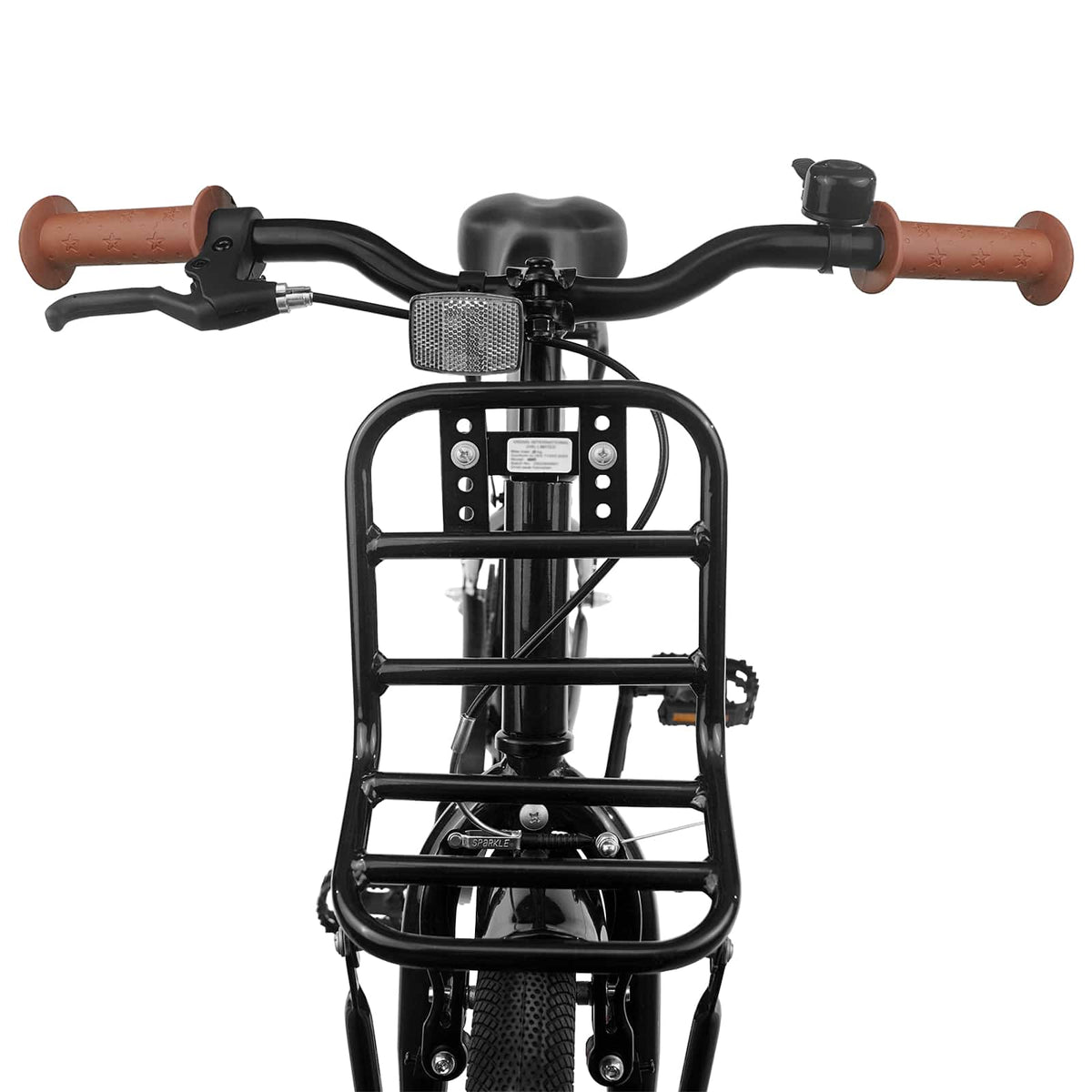 Barnesykkel 20 Tommer For 6-11 År Gammel Svart