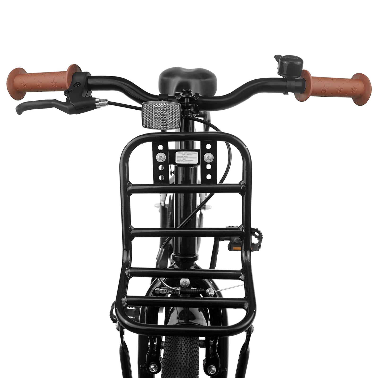 Barnesykkel 20 Tommer For 6-11 År Gammel Svart