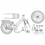 Barnesykkel 20 Tommer For 6-11 År Gammel Svart