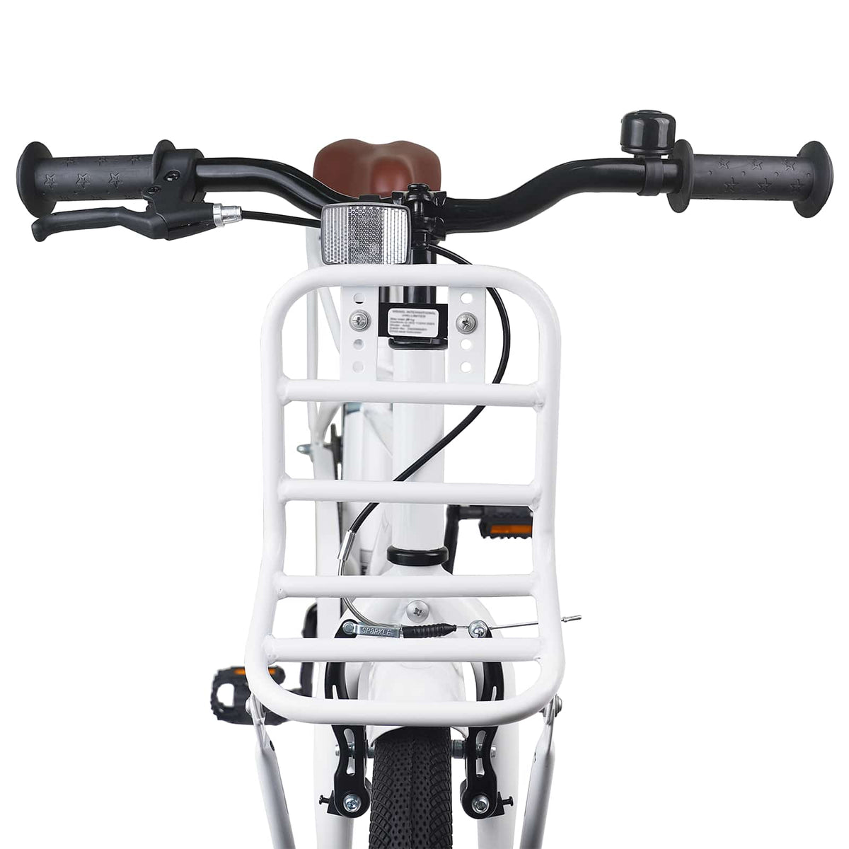 Barnesykkel 20 Tommer For 6-11 År Gammel Hvit