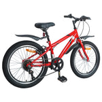 Barnesykkel 20 Tommer 6-Speed For 6-11 År Gammel Rød