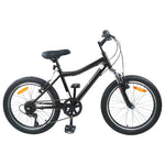 Barnesykkel 20 Tommer 6-Speed For 6-11 År Gammel Svart