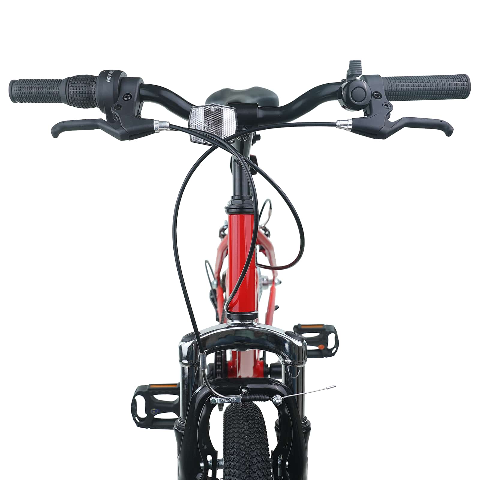 Barnesykkel 20 Tommer 6-Speed For 6-11 År Gammel Rød