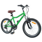 Barnesykkel 20 Tommer 6-Speed For 6-11 År Gammel Grønn