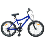 Barnesykkel 20 Tommer 6-Speed For 6-11 År Gammel Mørkeblå