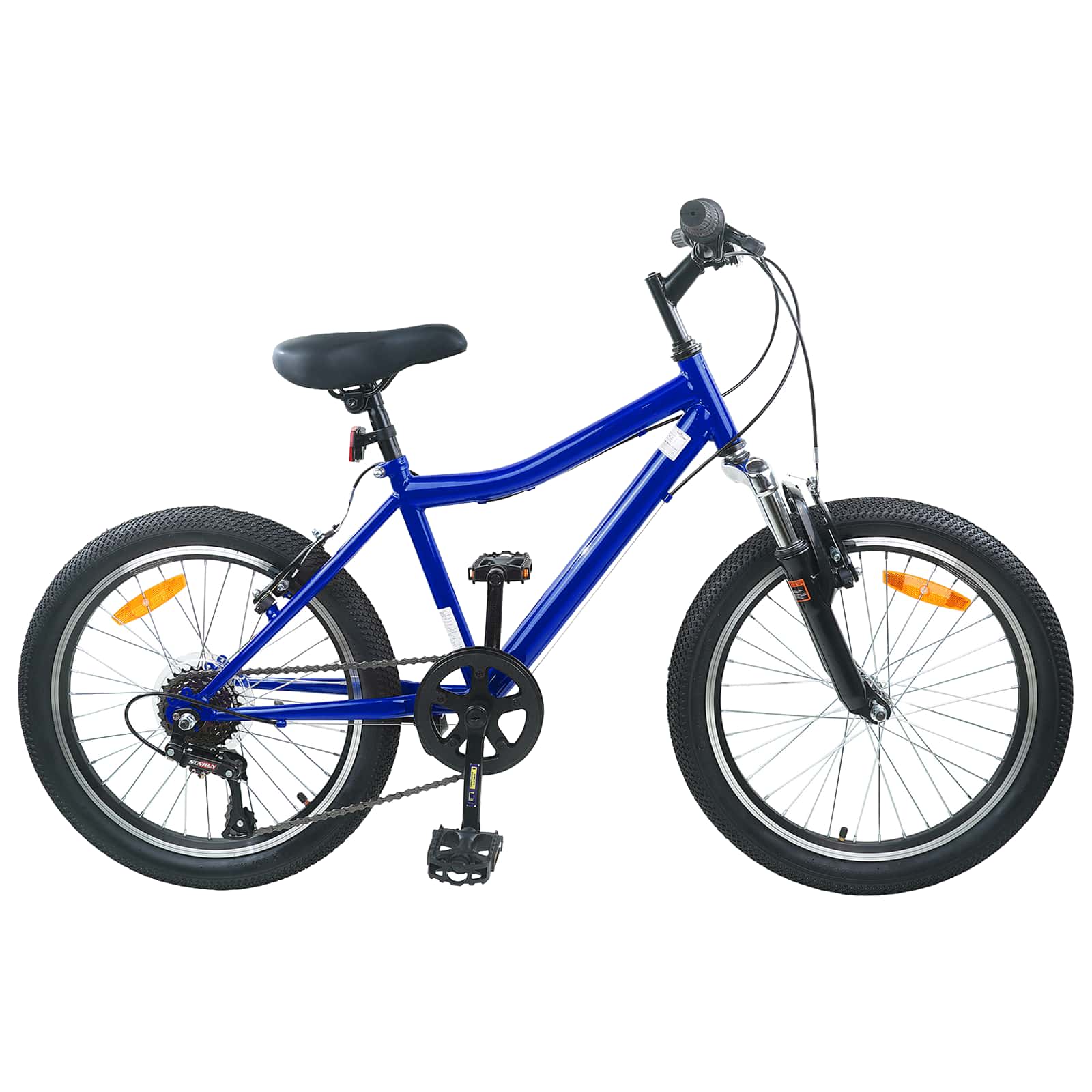 Barnesykkel 20 Tommer 6-Speed For 6-11 År Gammel Mørkeblå
