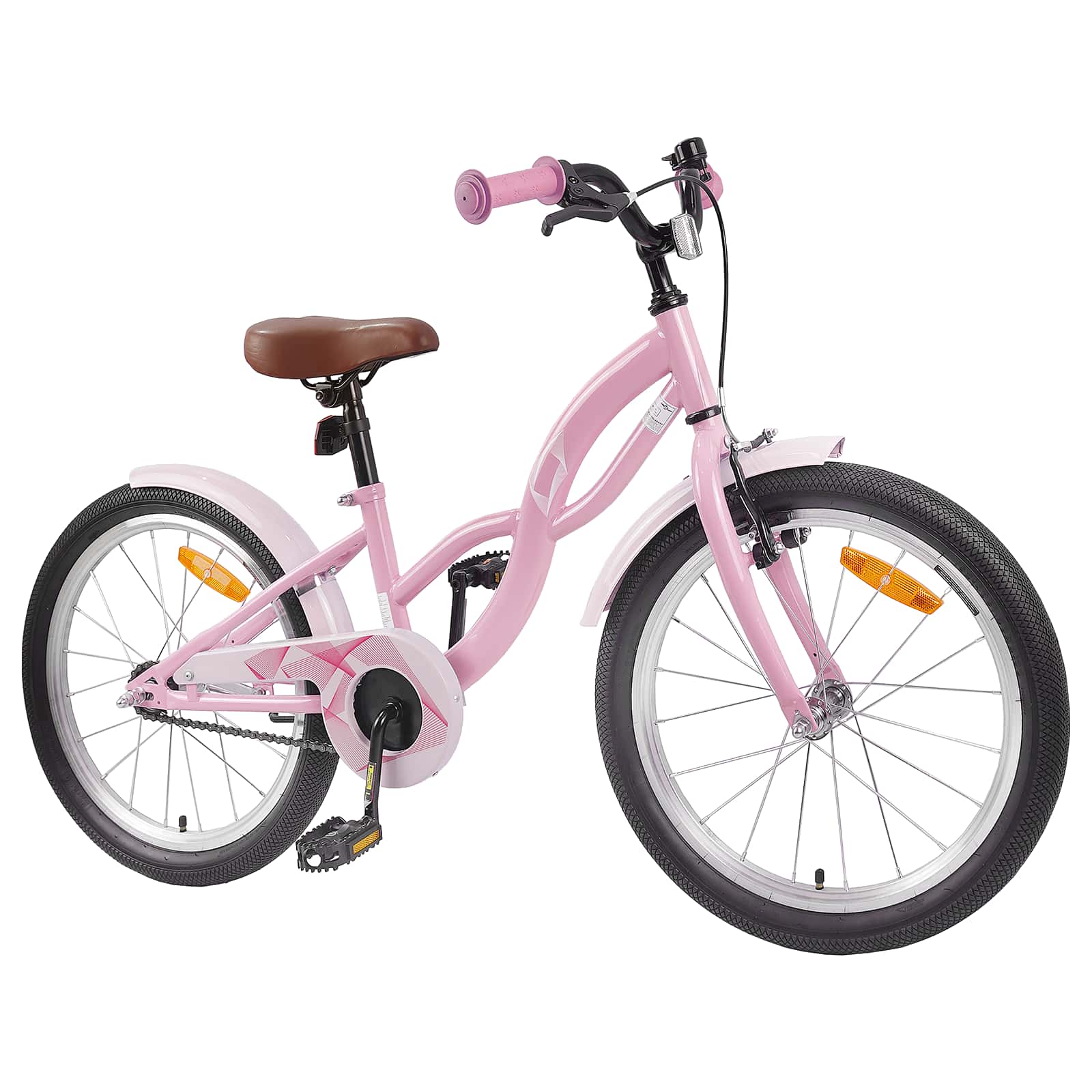 Barnesykkel 18 Tommer For 5-7 År Gammel Lys Rosa