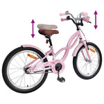 Barnesykkel 18 Tommer For 5-7 År Gammel Lys Rosa
