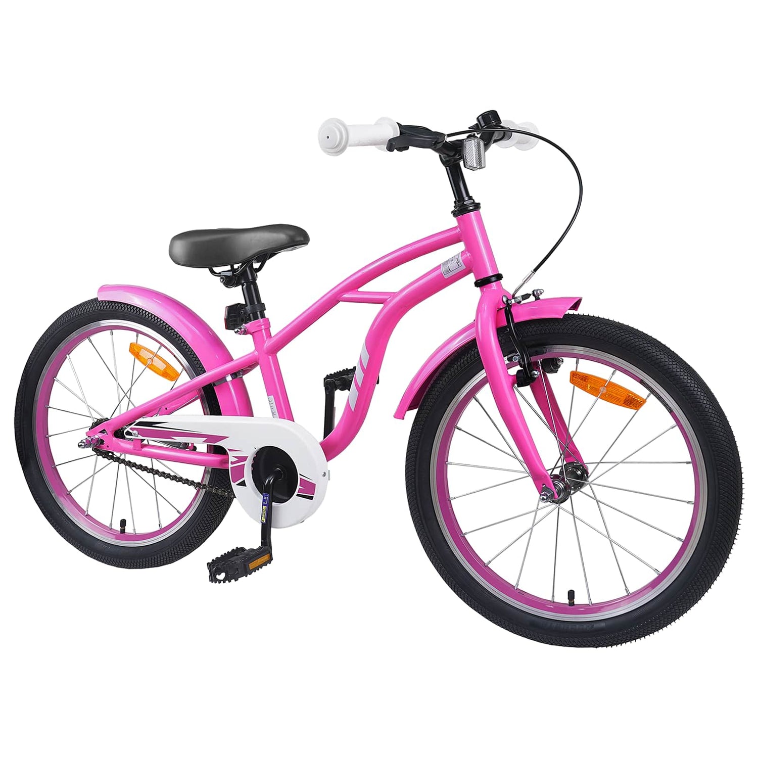 Barnesykkel 18 Tommer For 5-7 År Gammel Mørk Rosa