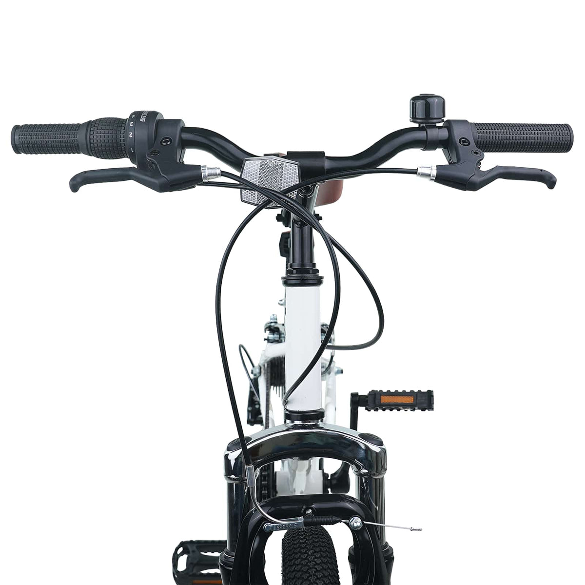 Kids Mountain Bike 20 Tommer 6-Speed For 5-8 År Gamle Hvit