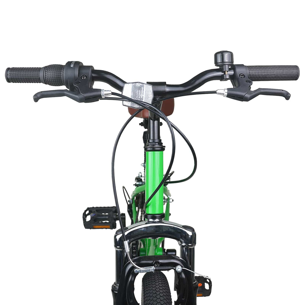 Kids Mountain Bike 20 Tommer 6-Speed For 5-8 År Gamle Grønn