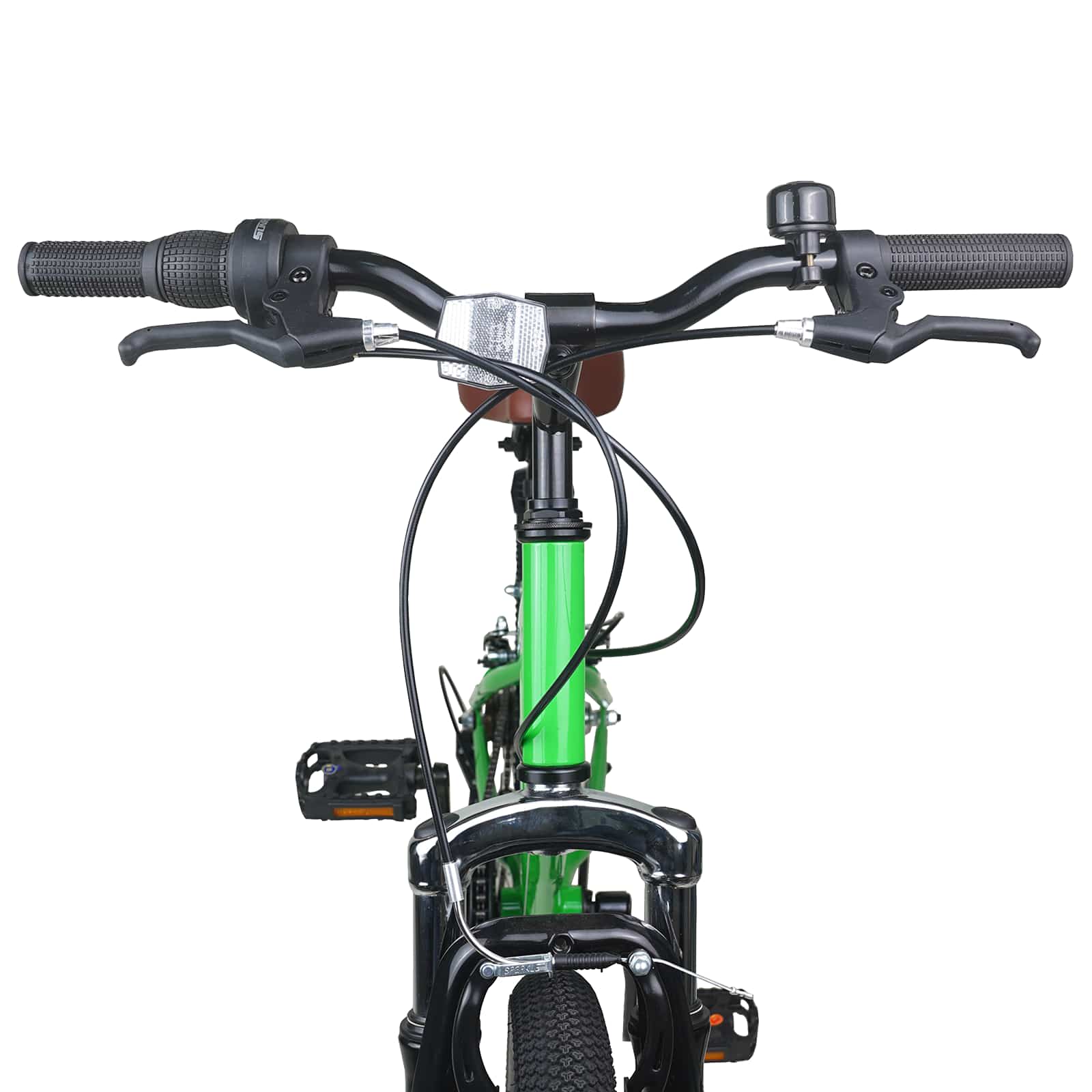 Kids Mountain Bike 20 Tommer 6-Speed For 5-8 År Gamle Grønn
