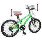 Kids Mountain Bike 20 Tommer 6-Speed For 5-8 År Gamle Grønn