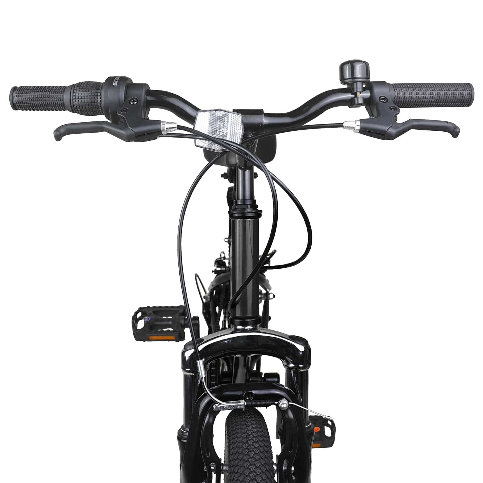 Kids Mountain Bike 20 Tommer 6-Speed For 5-8 År Gamle Svart