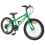 Terrengsykkel 20 Tommer 6-Speed For 5-8 År Gamle Grønn