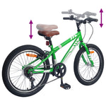 Terrengsykkel 20 Tommer 6-Speed For 5-8 År Gamle Grønn
