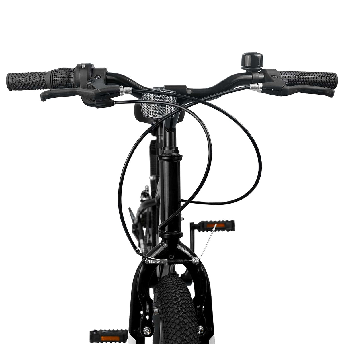 Terrengsykkel 20 Tommer 6-Speed For 5-8 År Gamle Svart