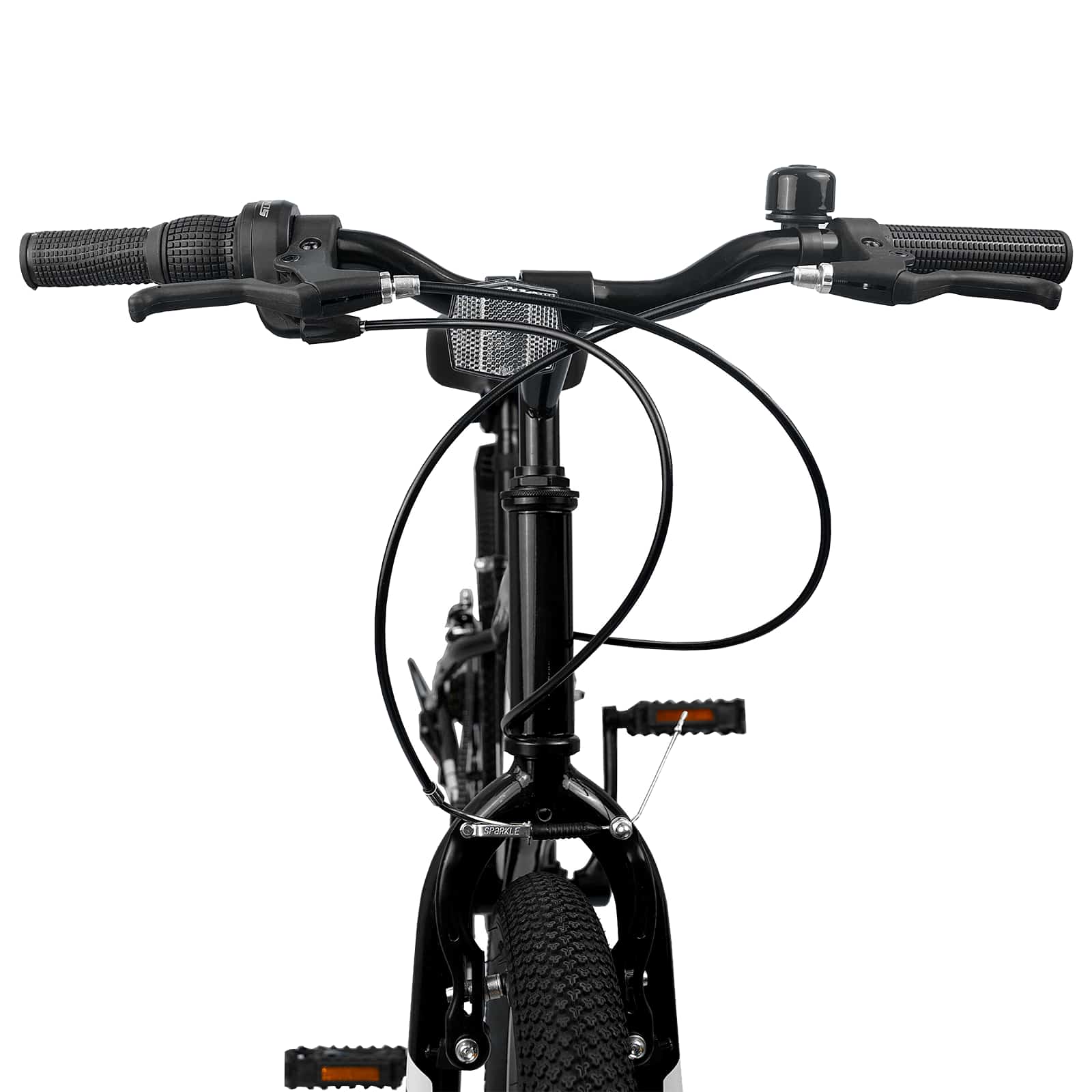 Terrengsykkel 20 Tommer 6-Speed For 5-8 År Gamle Svart