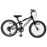 Terrengsykkel 20 Tommer 6-Speed For 5-8 År Gamle Svart