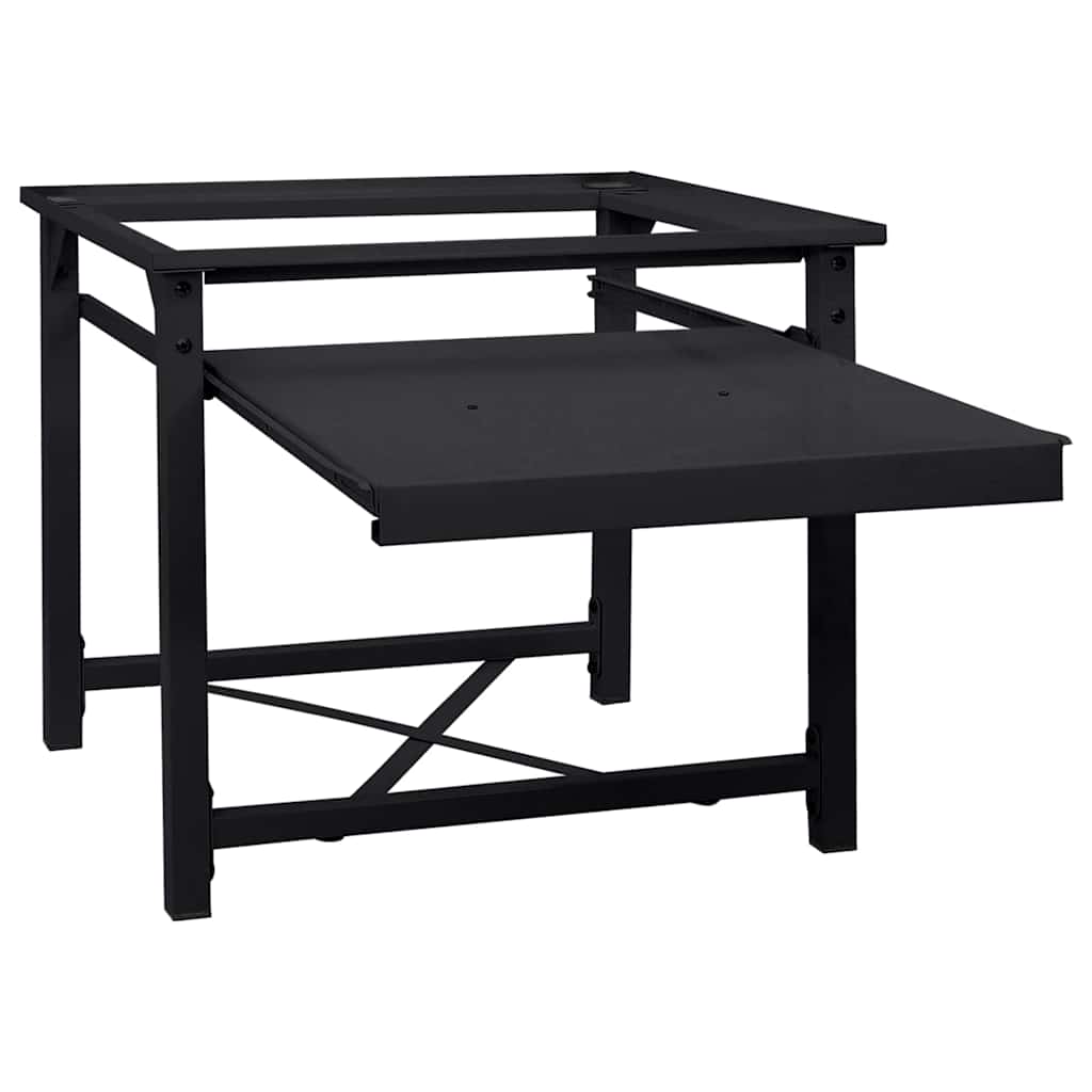 Vaskemaskin Pedestal Svart 60 X 56 X 52 Cm Stål