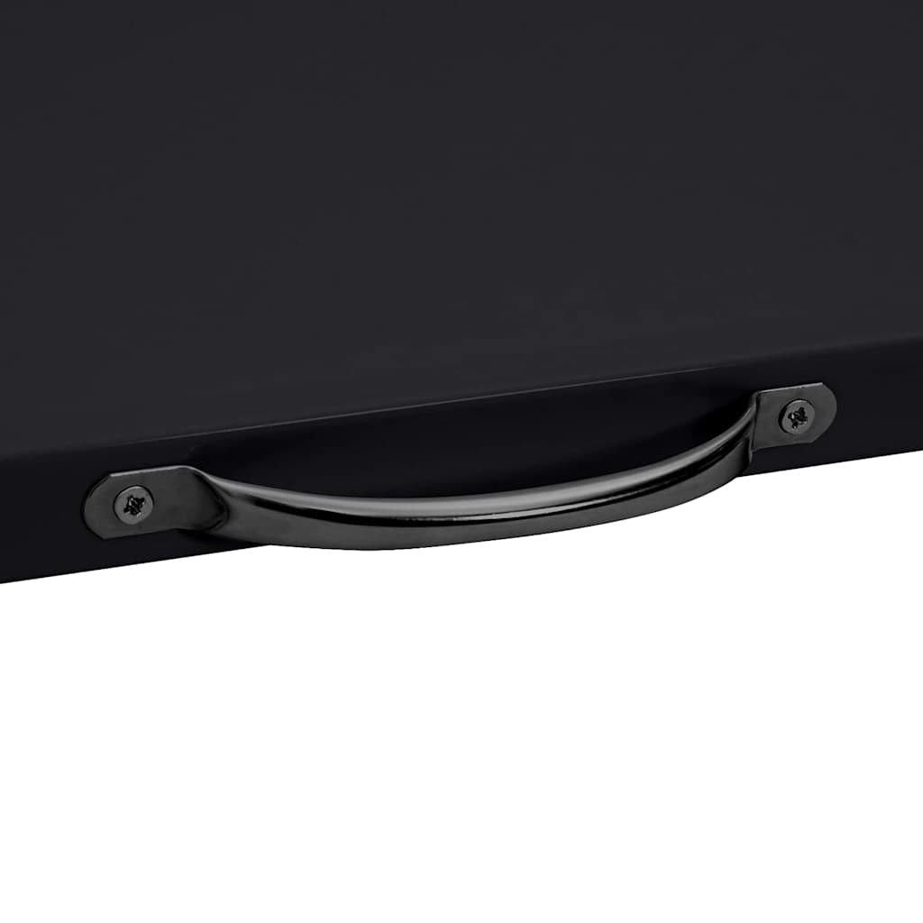 Vaskemaskin Mellomhylle Svart 60 X 60 X 8 Cm Stål