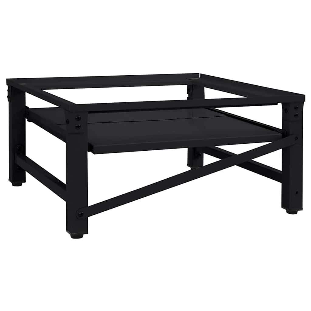 Vaskemaskin Pedestal Svart 62 X 60,5 X 32,5 Cm Stål