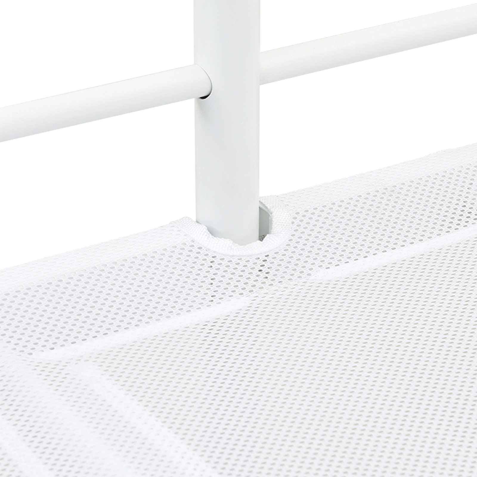 Barneseng Med Sklie Hvit Og Antrasitt 99,5 X 190 Cm