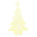 Juletre Med 100 Led Varmhvit 120 Cm Akryl