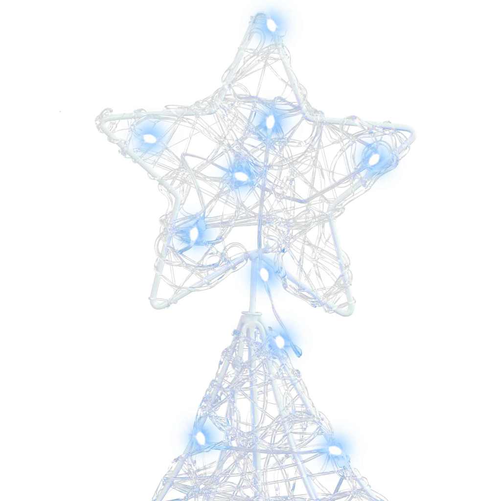 Juletre Med 160 Led Kaldhvit 150 Cm Akryl