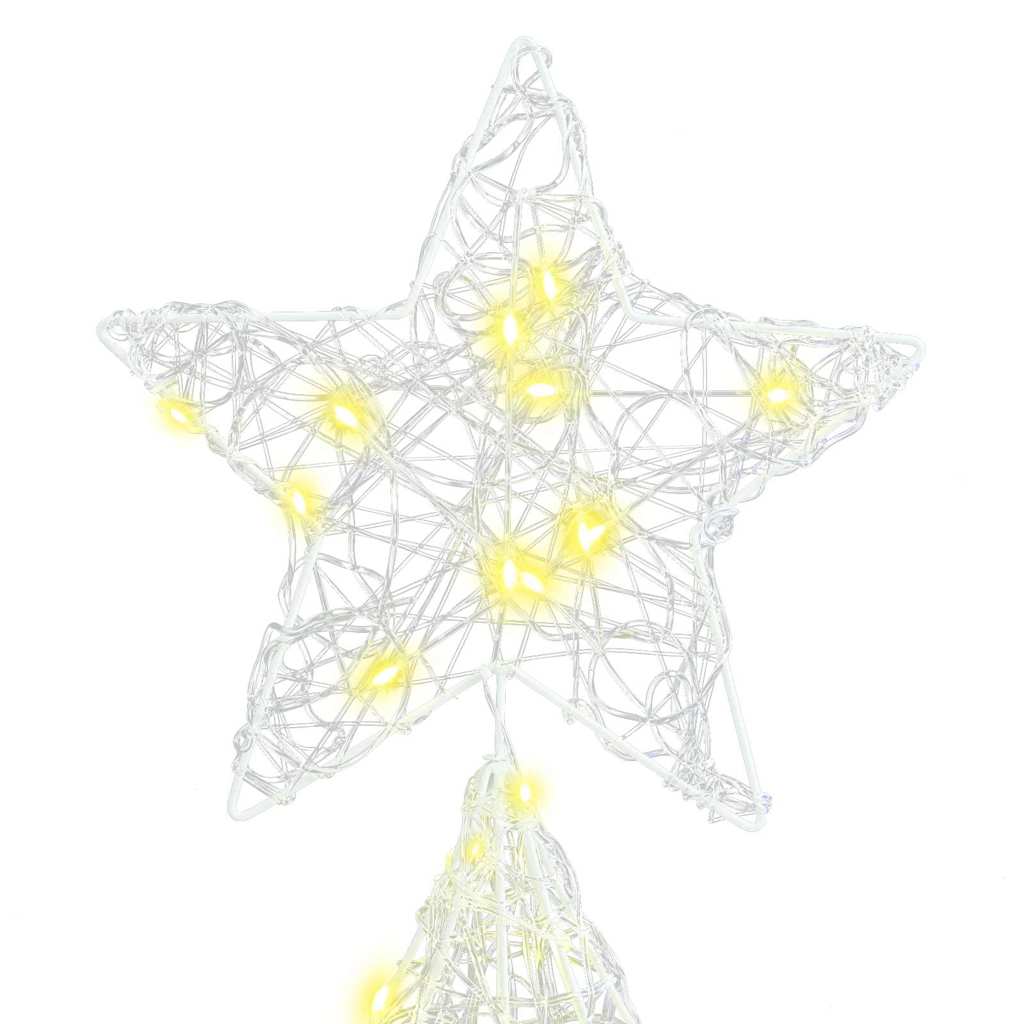 Juletre Med 240 Led Varmhvit 180 Cm Akryl