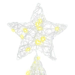 Juletre Med 240 Led Varmhvit 180 Cm Akryl