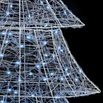 Juletre Med 240 Led Kaldhvit 180 Cm Akryl