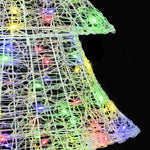 Juletre Med 240 Led Flerfarget 180 Cm Akryl