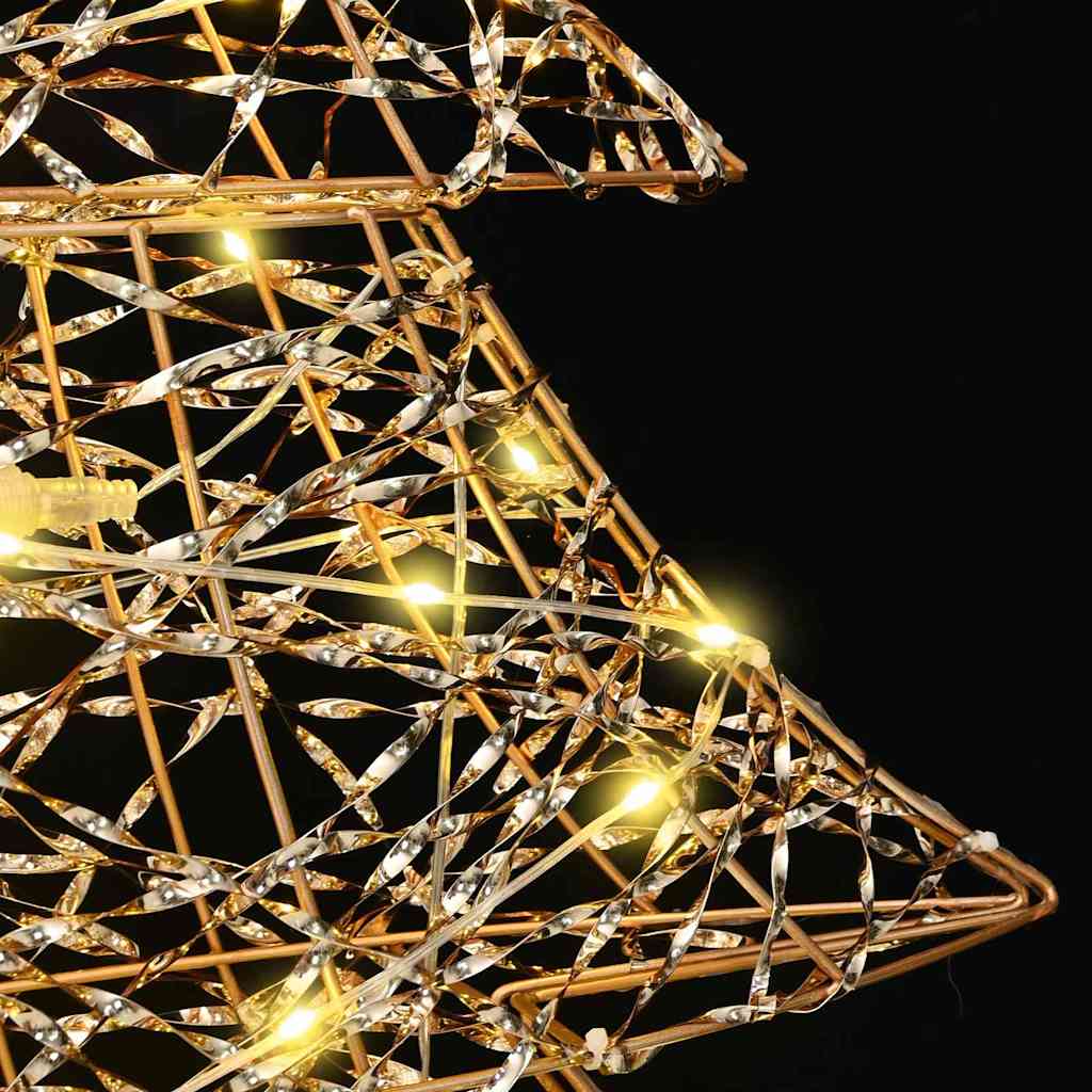 Juletre Med 120 Led Varmhvit 120 Cm Pet