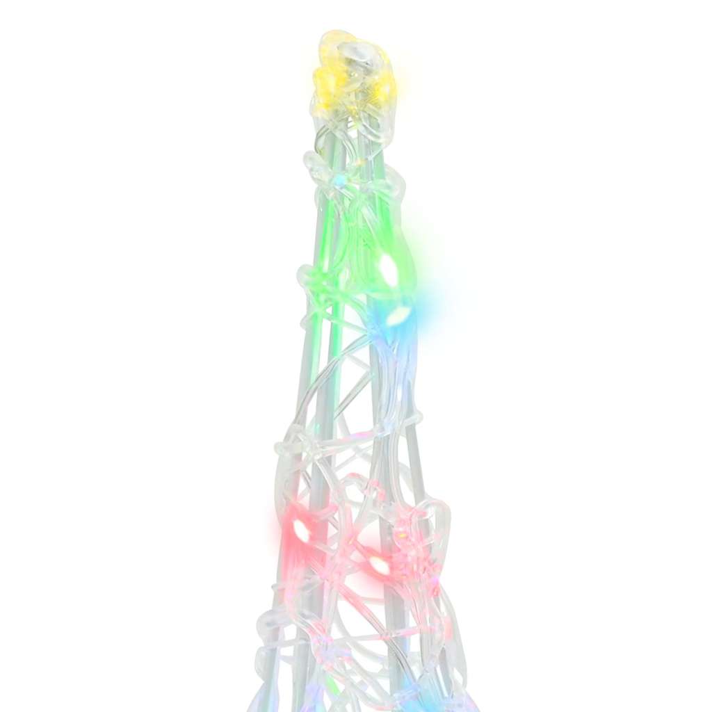 Juletre Med 90 Led 3 Pcs Flerfarget 20 X 20 X 80 Cm Akryl