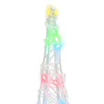 Juletre Med 90 Led 3 Pcs Flerfarget 20 X 20 X 80 Cm Akryl