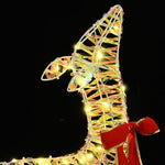 Reinsdyrfamilie Med 300 Led 3 Pcs Varmhvit 67 X 26 X 127 Cm Pet