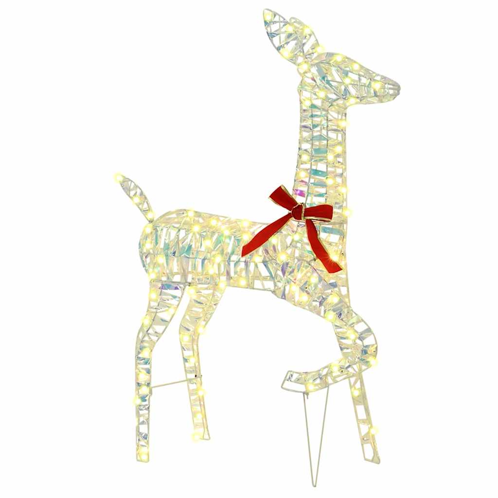 Reinsdyrfamilie Med 300 Led 3 Pcs Varmhvit 67 X 26 X 127 Cm Pet