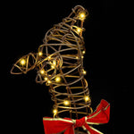 Reinsdyrfamilie 3 Pcs Varmhvit 67 X 26 X 127 Cm Rotting