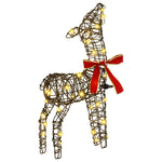 Reinsdyrfamilie 3 Pcs Varmhvit 67 X 26 X 127 Cm Rotting