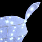 Reinsdyrfamilie 3 Pcs Kaldhvit 68 X 26 X 127 Cm Stoff